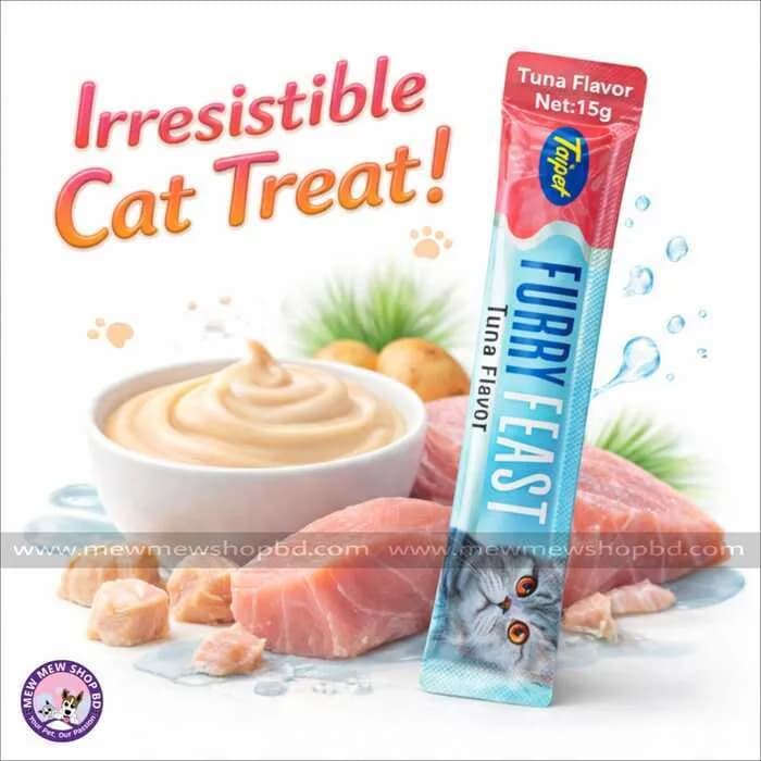Taipet Furry Feast Tuna Flavor Creamy Cat Treat