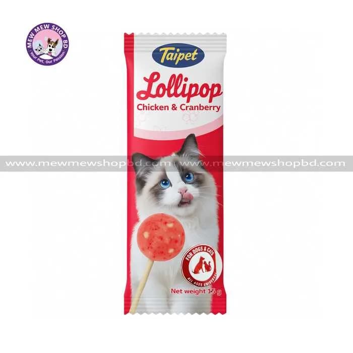 TaiPet Lollipop Chicken & Cranberry 1.5g