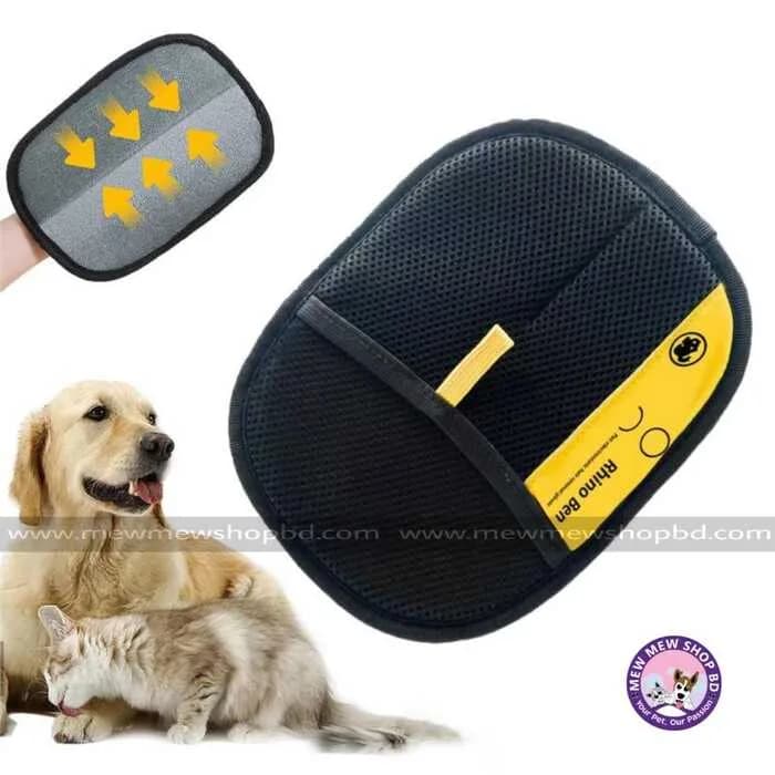 Reusable & Washable Remover Pet Electrostatic Hair & Fur Removal Glove/Brush for Carpet, Clothes, Sofas & Accessories